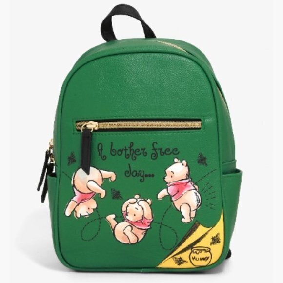 Danielle Nicole Disney Winnie The‎ Pooh Bother Free Day Mini Backpack - Picture 1 of 3
